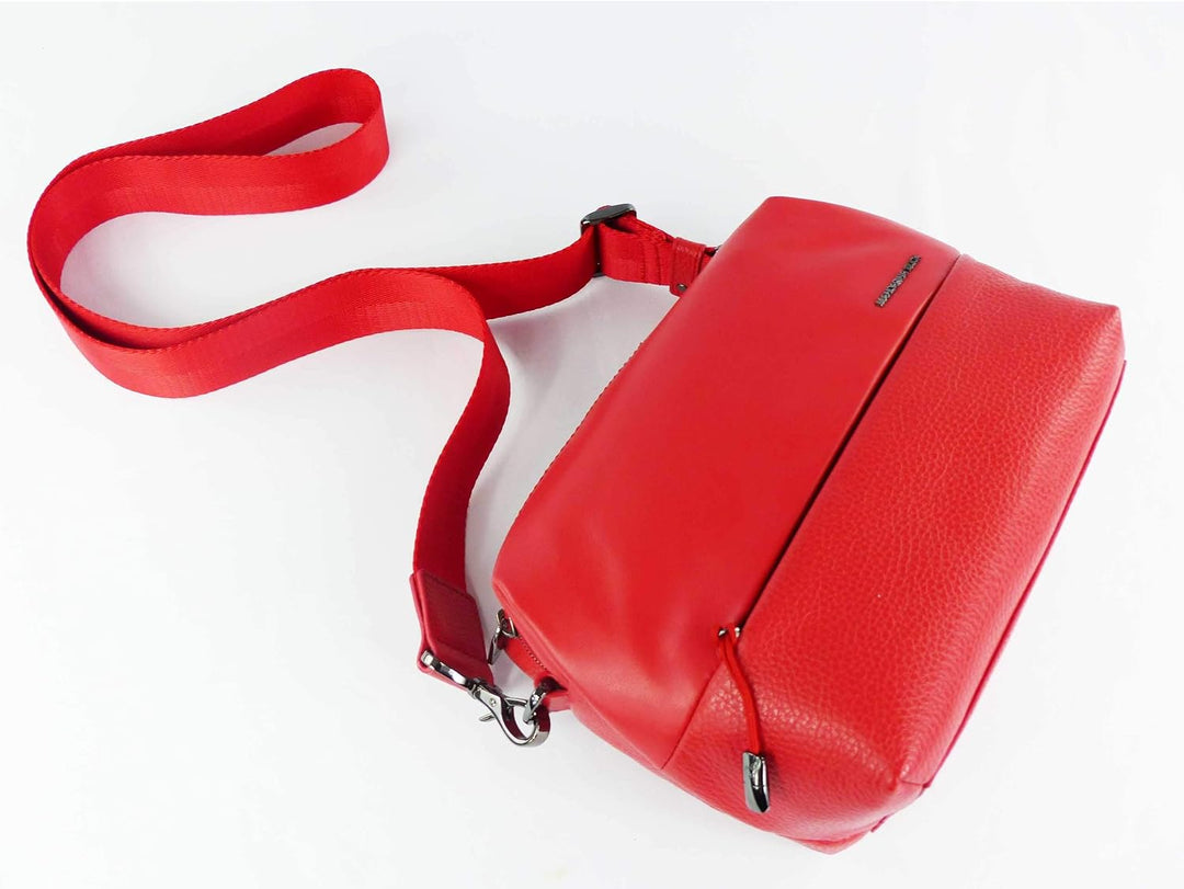 Mandarina Duck Damen Schultertasche Athena Small Crossover UPT03 (24x17x11 cm) (Lacquer(Rot))