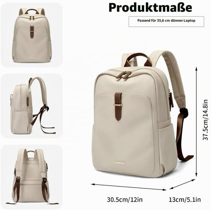 GOLF SUPAGS Rucksack Damen, 14 Zoll Laptop Schulrucksack Herren Gross mit Arbeitstasche Reiserucksac