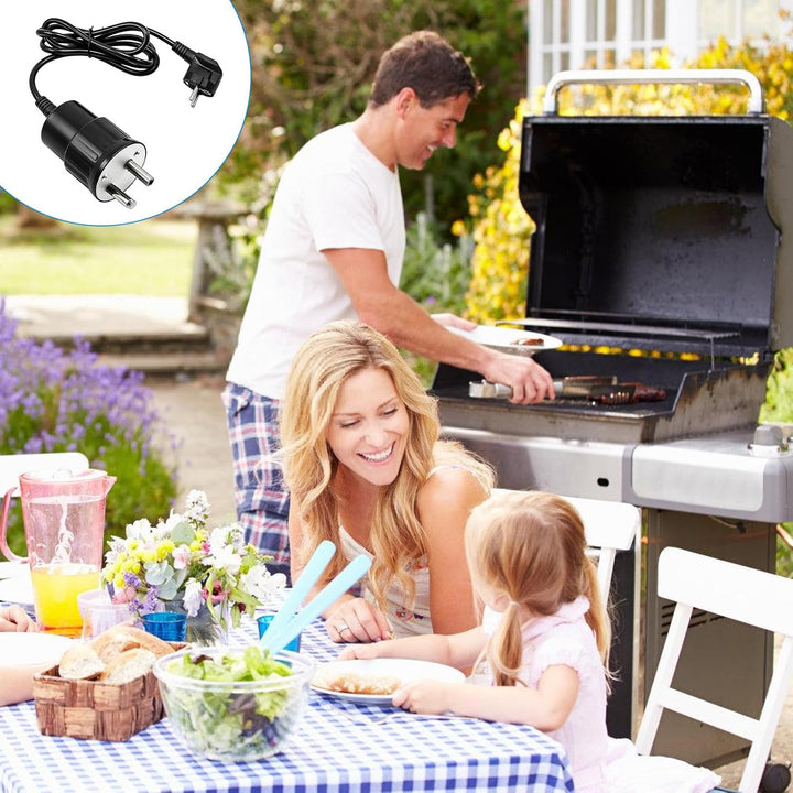 Grillmotor, DC 220-240V Elektromotor Grill, Rotisserie BBQ Grill Motor, Universal Grillmotor für Gri