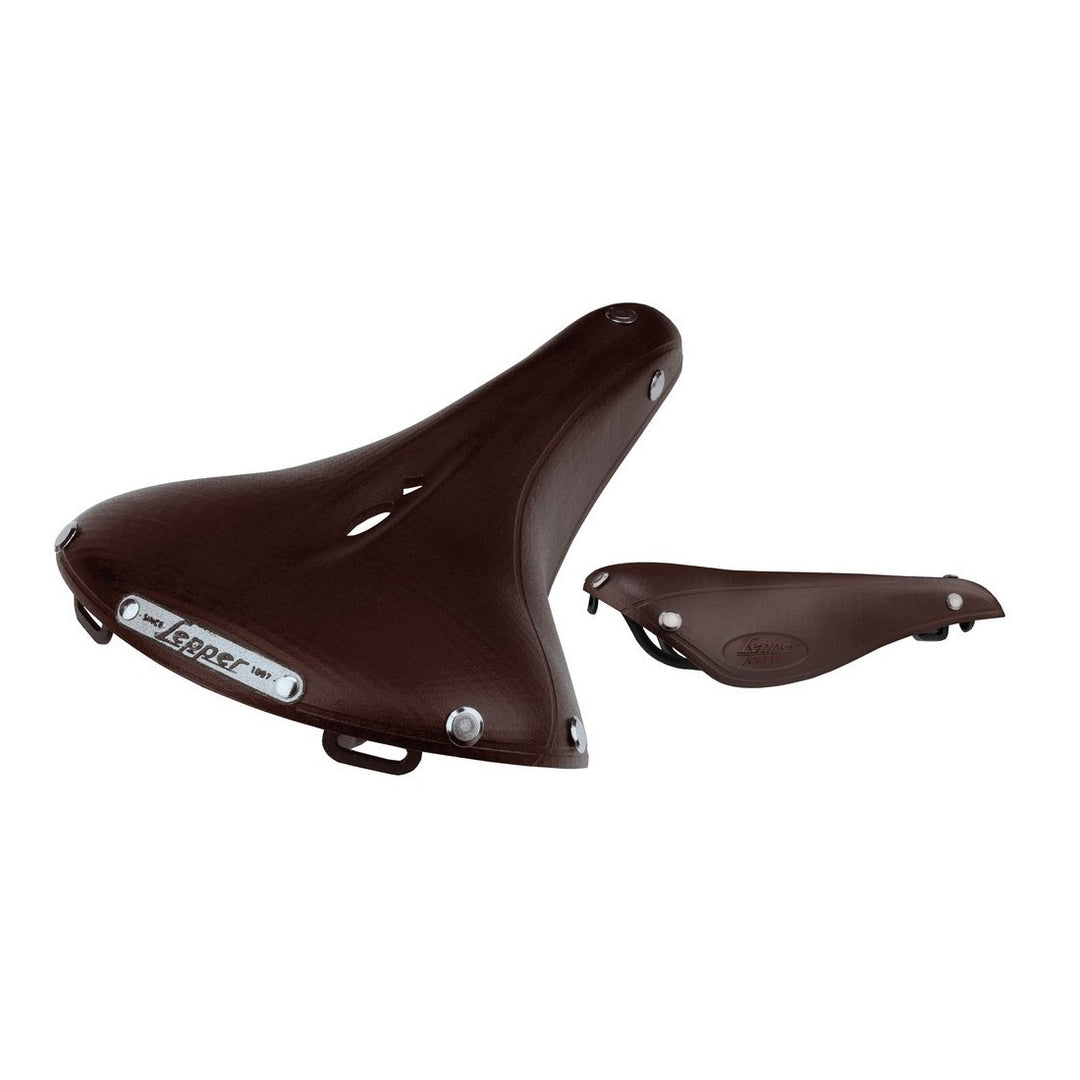 Lepper Unisex Fahrradsattel Tourer Authentic Line, braun, TourerAuthenticLine