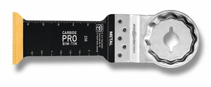 FEIN 63502236210 Saegebl. SLM E-Cut, Orange 1 Stück CarbidePro Metall Starlock 75x32 mm, 1 Stück Car