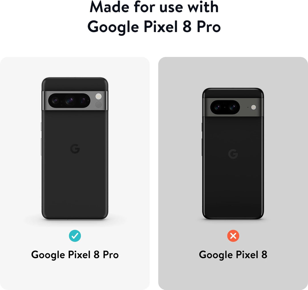 Mous Hülle für Google Pixel 8 Pro MagSafe Kompatibel Case - Limitless 5.0 - Gesprenkelter schwarzer
