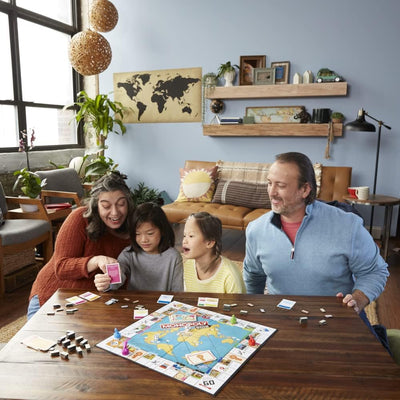 HASBRO JUEGOS MONOPOLY VIAJAR POR EL MUNDO +8 AÑOS