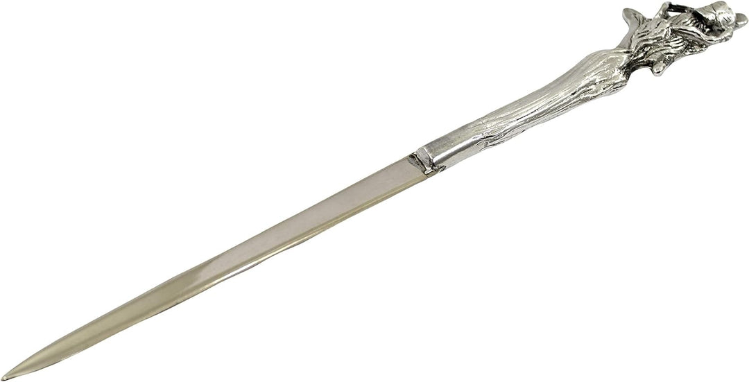 Cavagnini, Eleganter Brieföffner aus Edelstahl und Zinn, inklusive Geschenkbox (Damen) Donna, Donna