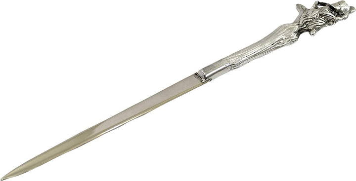 Cavagnini, Eleganter Brieföffner aus Edelstahl und Zinn, inklusive Geschenkbox (Damen) Donna, Donna