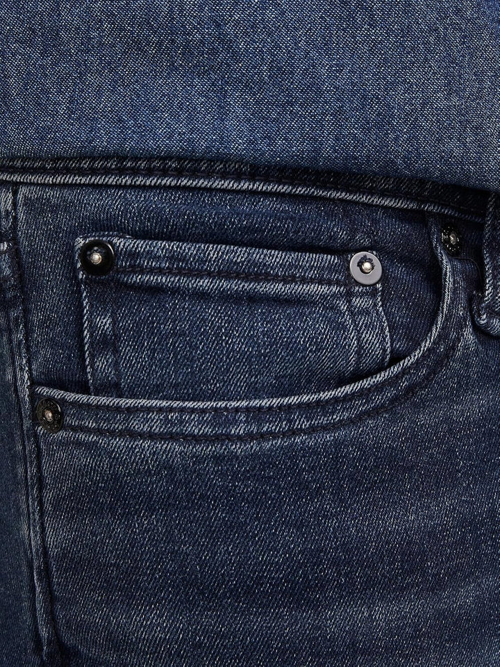 JACK &amp; JONES JJIGLENN Männer Jeans dunkelblau Basics, Casual Wear, Streetwear, 38W / 34L Blue Denim