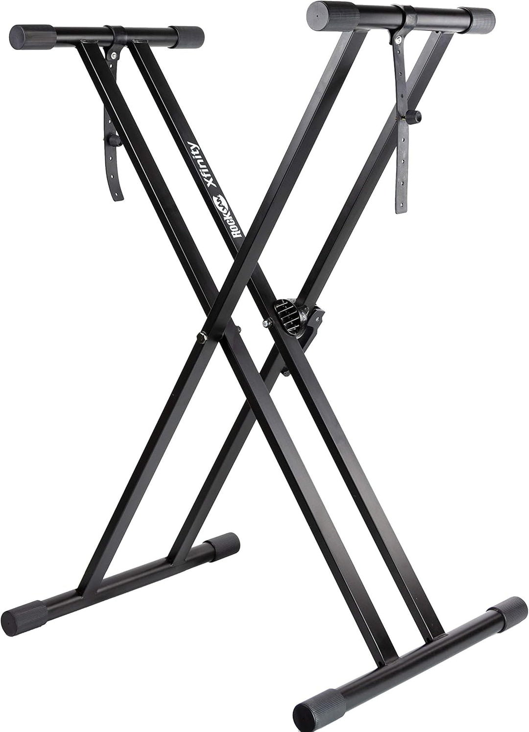 Roland DP-10 Dämpfer-Pedal & RockJam Xfinity Doublebraced Pre Assembled Keyboard Stand with Locking