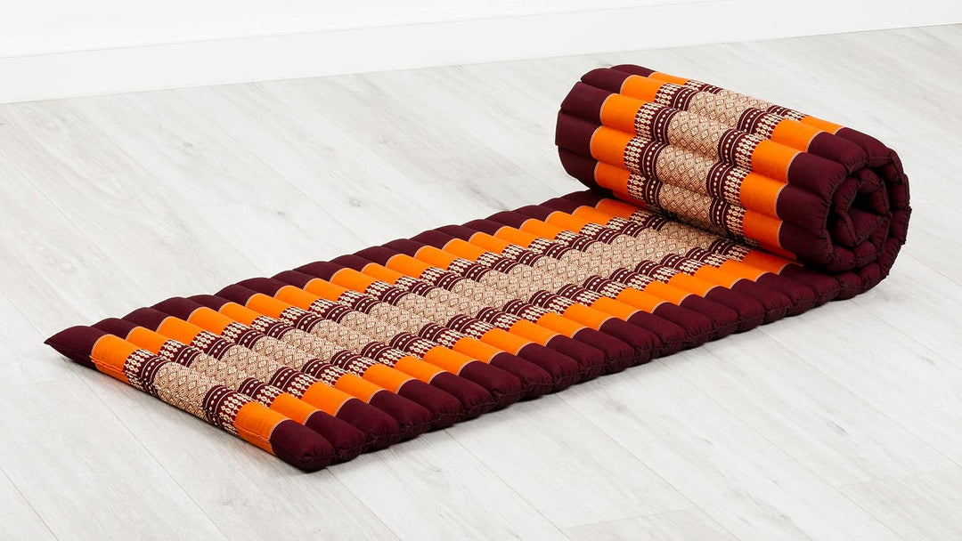 livasia Rollmatte Rollmatratze S schmal - 200x50x4,5cm - Gästebett Gästematratze 1 Person mit Muster