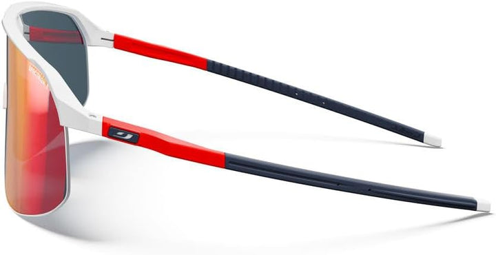 Julbo Unisex Density Sunglasses Einheitsgrösse Weiss / Fluo Orange / Blau, Einheitsgrösse Weiss / Fl