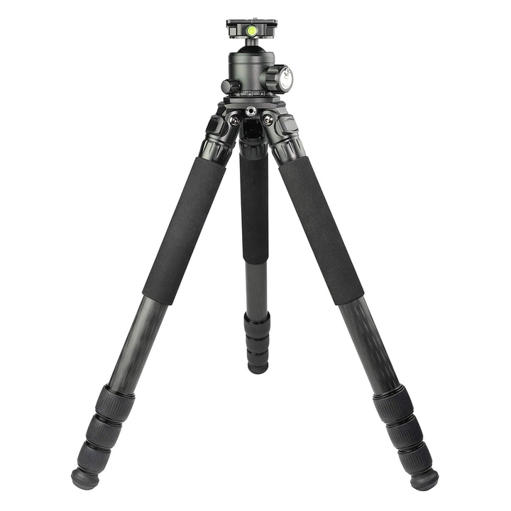 TINKTEEK Pyramid Carbon Kamera Stativ mit Panorama Kugelkopf ohne Mittelsäule 147cm 2kg Tragkraft 20