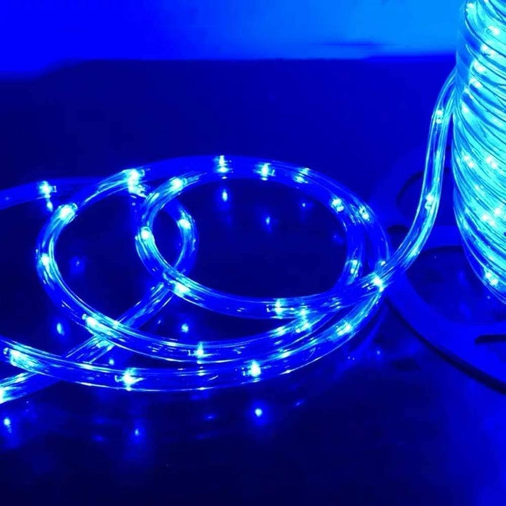 Jopassy LED Lichterschlauch Aussen, 10m 240 LEDs Lichtschlauch, Wasserfest LED Schlauch, Blau mit Ti