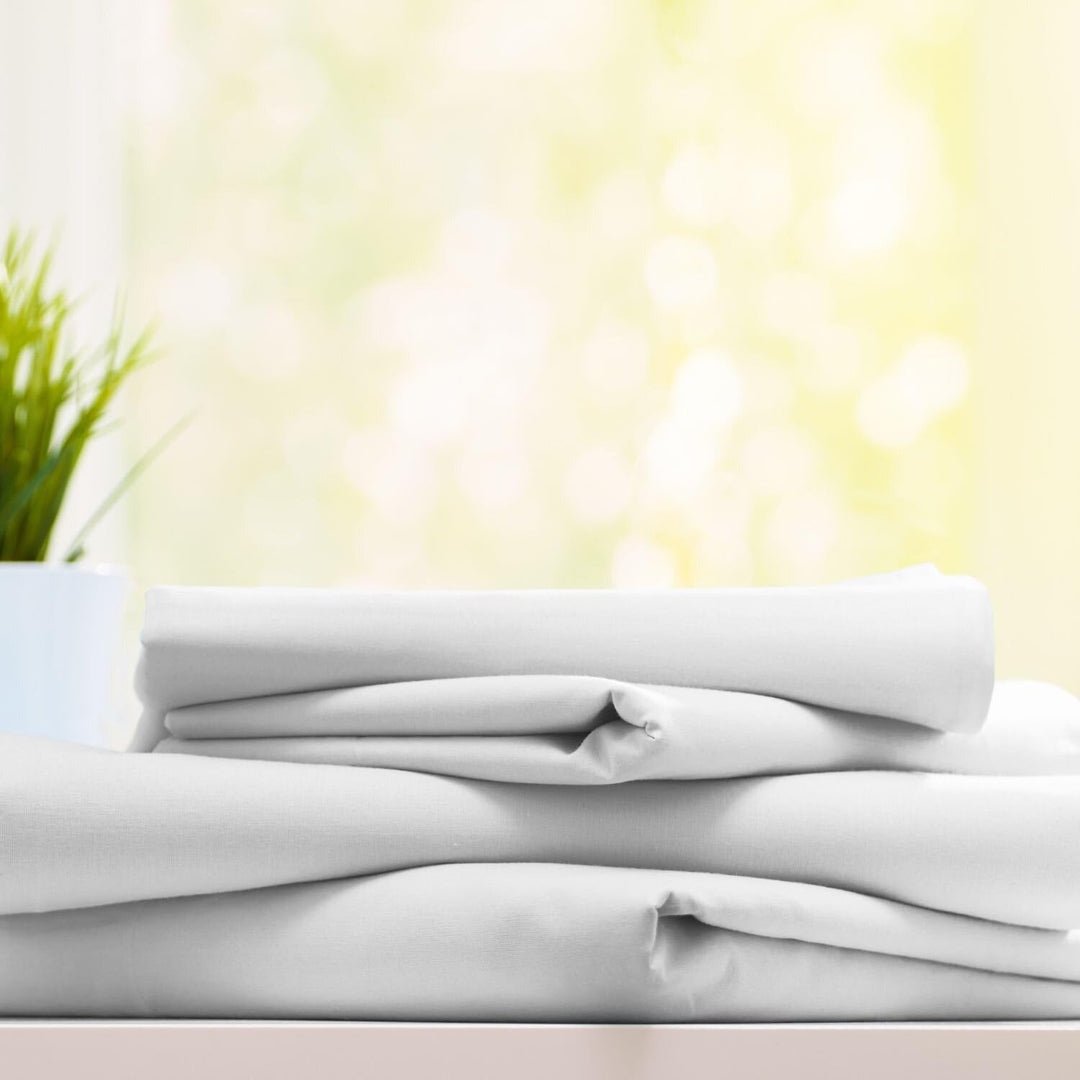 Burrito Blanco Bettlaken für Gastronomie G12, 100% Baumwolle, atmungsaktiv, für Doppelbett, Weiss We