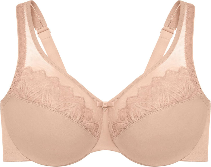 Glamorise Damen Plunge Bra 80C Haut, 80C Haut