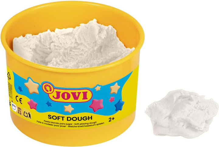 Jovi Blandiver Neon Knete, extra weiche Knetmasse in leuchtenden Farben für Kinder ab 2 Jahren, gelb