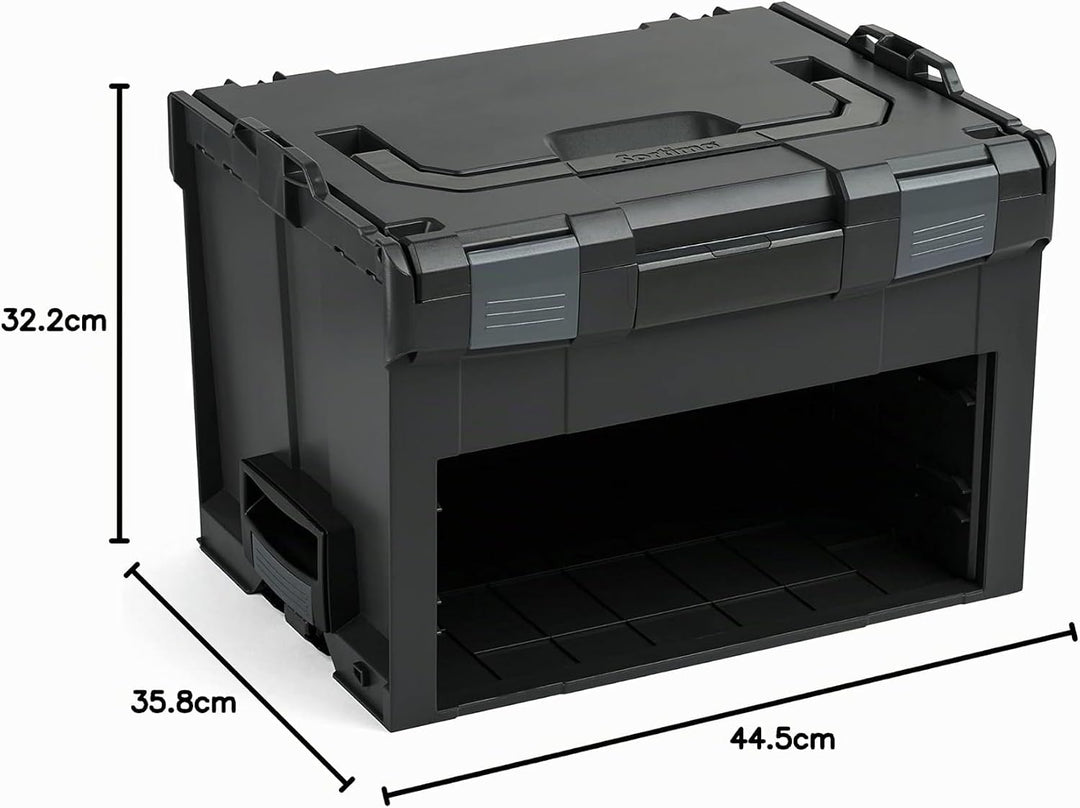 L-BOXX Sortimo Werkzeugkoffer-Set LS-BOXX 306 schwarz mit i-BOXX 72 leer und LS-Schublade 72 leer |