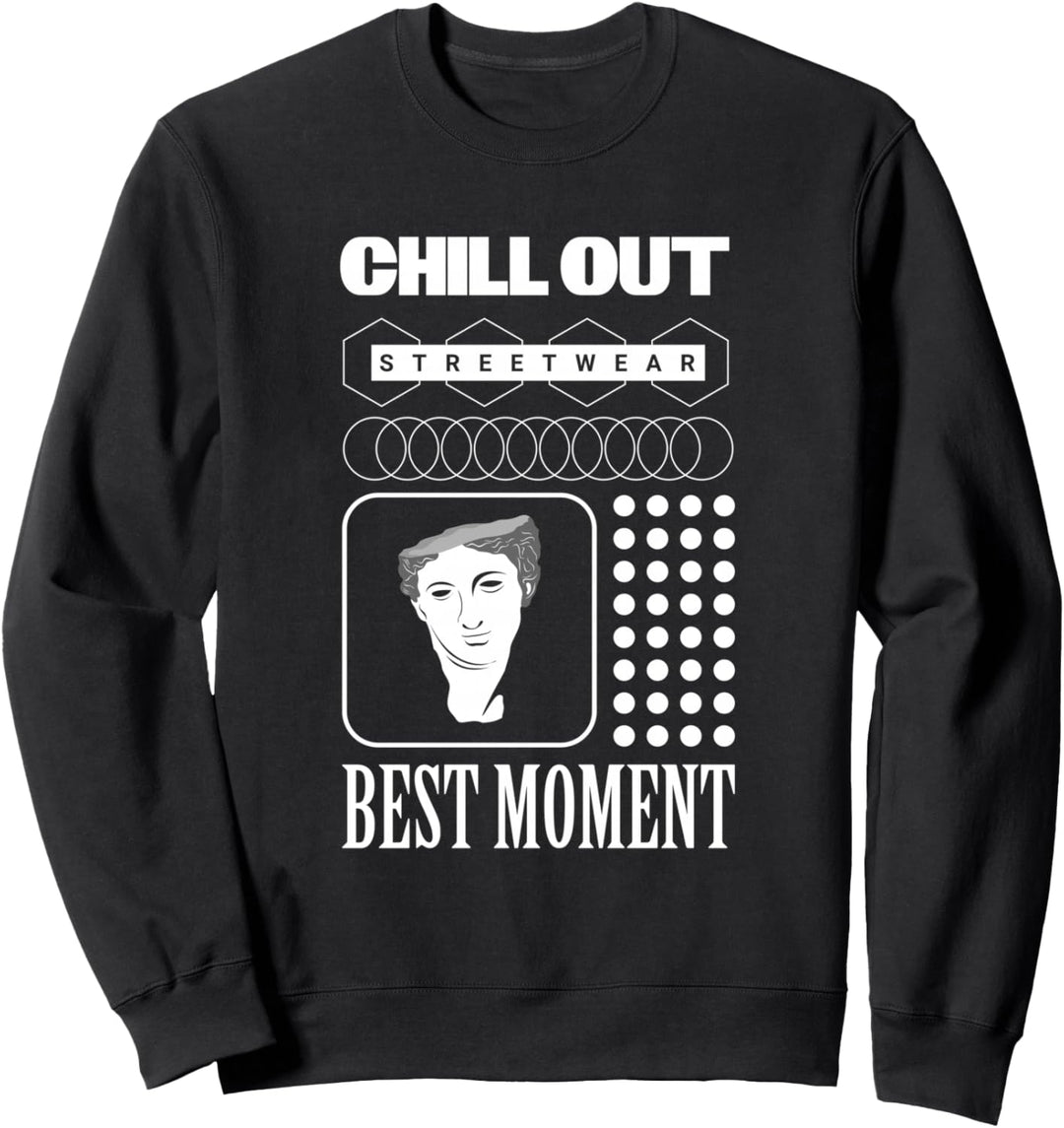 Chill Out - Traurige ästhetische trendige Streetwear Sweatshirt