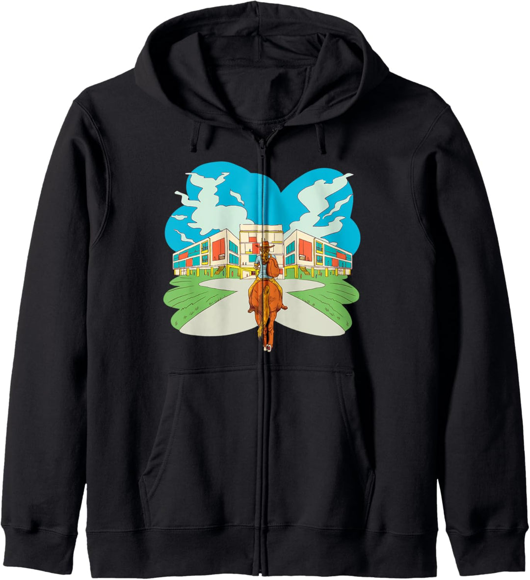 Pferd Mädchen Schule Kapuzenjacke