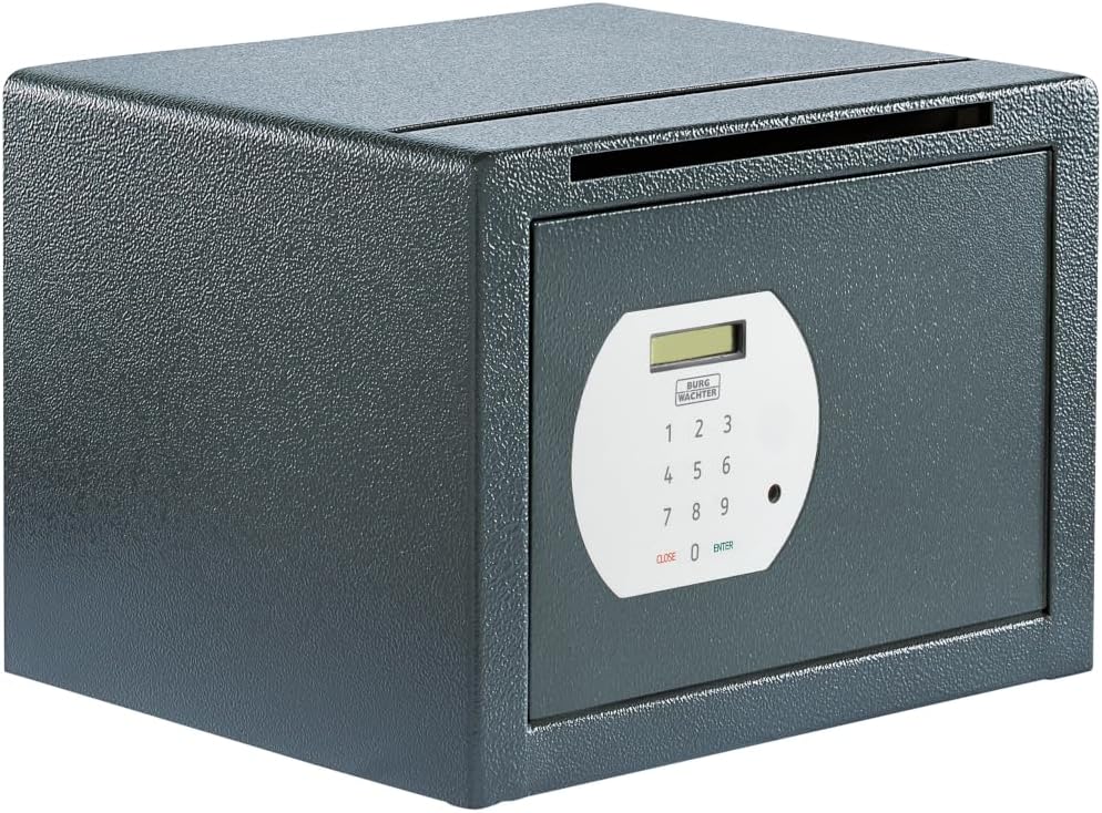 Burg-WÄCHTER Möbeltresor mit elektronischem Zahlenschloss und Einwurfschlitz, Inkl. Fachboden, Zur W