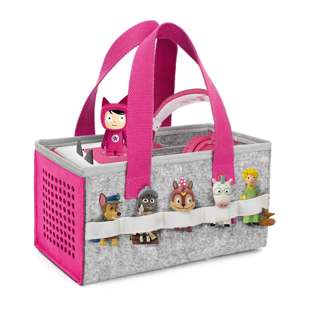 LuckySign - Musikbox Tasche für Toniebox Tragbar Toniebox Transporttasche für Figuren und Box samt Z