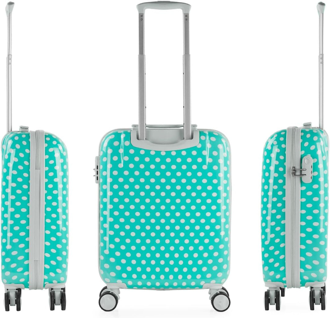 ITACA - Kinderkoffer Koffer Kindertrolley für Reisen mit Leichtgewicht stabilem Design geräumigem In