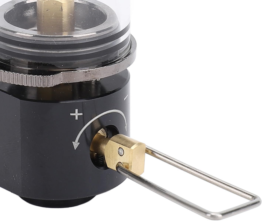 SIXRUN Tragbare Camping-Gaslaterne aus Aluminiumlegierung, Leichte Vintage-Kerzenlampe für Rucksackr
