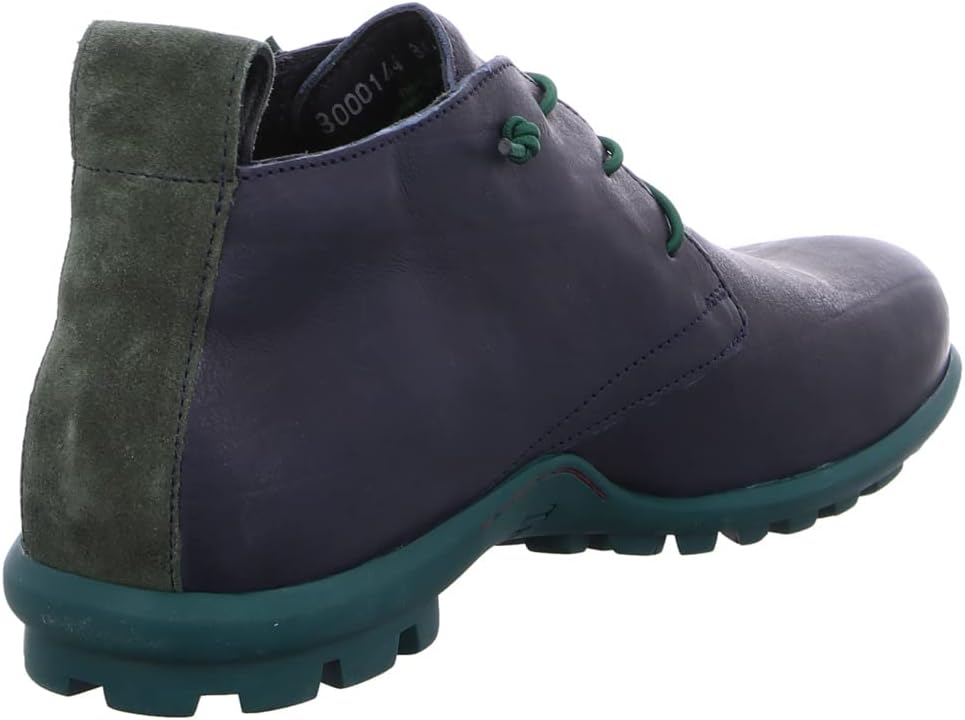 Think! Herren Kong_3-000144 Nachhaltige, Leder Gefütterte Stiefelette 41.5 EU 8010 Navy Kombi, 41.5