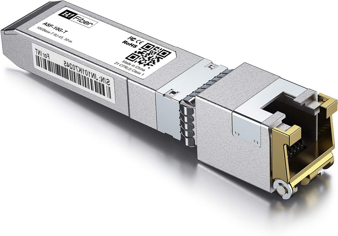 10G SFP+ to RJ45 Transceiver, 10GBASE-T SFP+ Copper Module, Compatible with Ubiquiti Unifi UF-RJ45-1