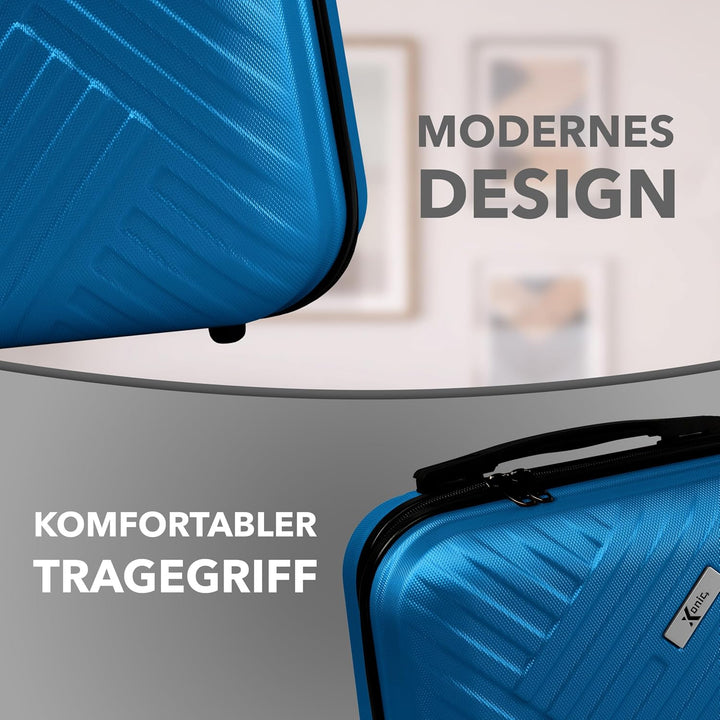 Xonic® Design Kosmetikkoffer aus ABS Hartschale – Robustes Beautycase als Handgepäck - Kosmetiktasch