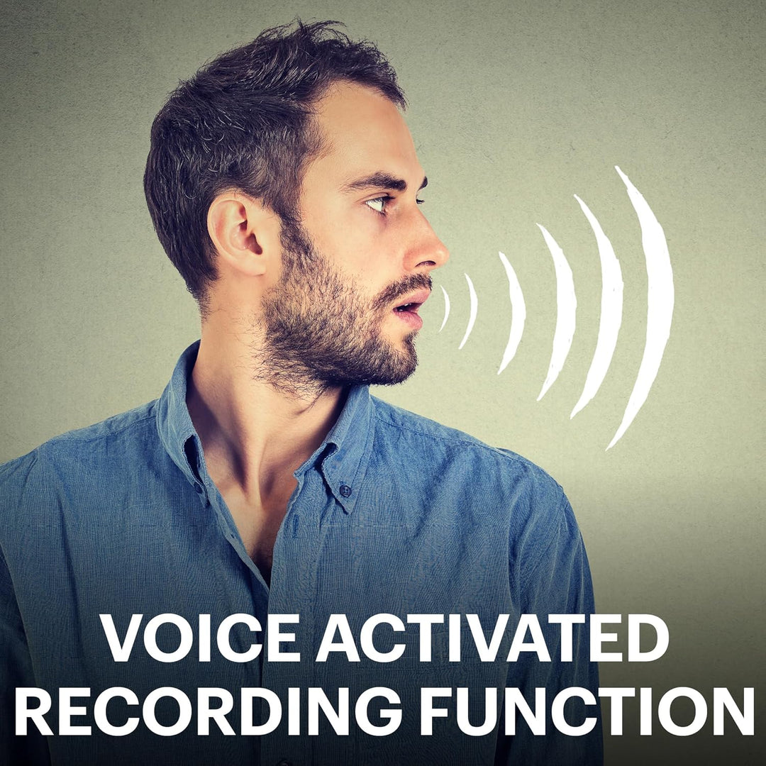 KODAK Hohe Intensität VRC250 digitaler Voice Recorder | Sprachgesteuertes wiederaufladbares Mini Dik
