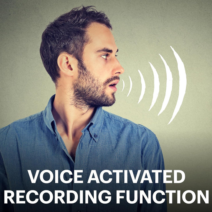 KODAK Hohe Intensität VRC250 digitaler Voice Recorder | Sprachgesteuertes wiederaufladbares Mini Dik