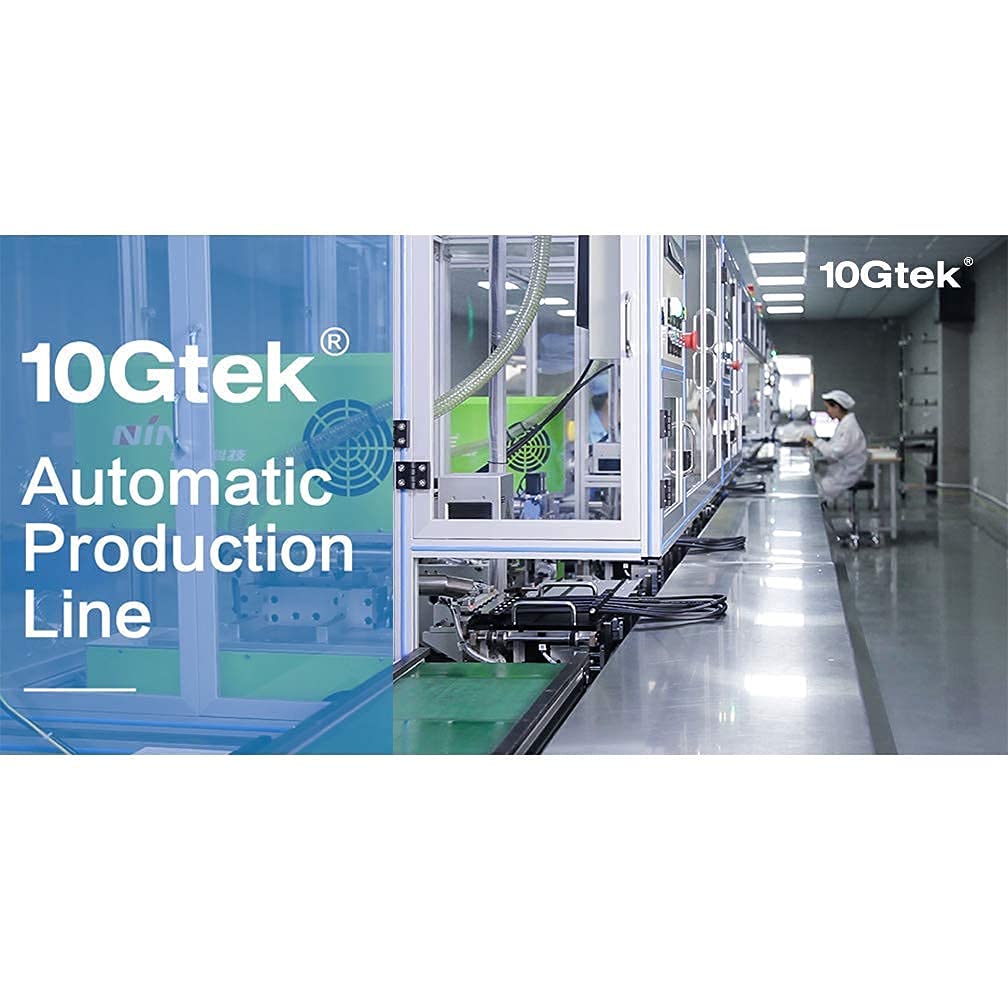 10Gtek [2 Stück] SFP+ DAC Twinax Kabel 0.5-Meter(1.65ft), 10G SFP+ to SFP+ Direct Attach Copper Pass