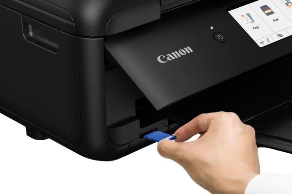 Canon PIXMA TS9550a Kabelloser A3-Farb-All-in-One-Tintenstrahl-Fotodrucker – A3 Drucken, Kopieren, S