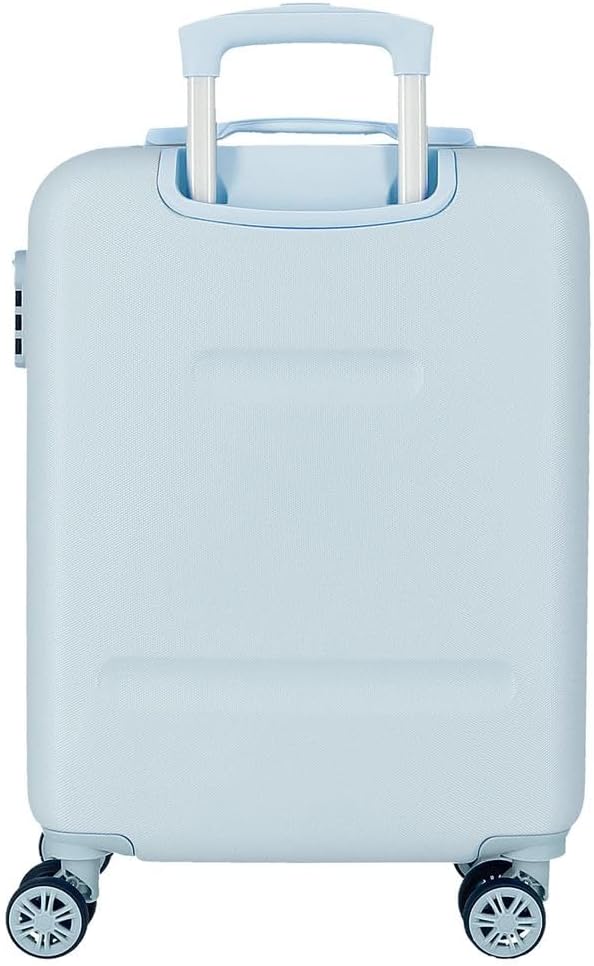 Disney Frozen Die Eiskönigin Nature is magical Kabinenkoffer Blau 37x55x20 cms Hartschalen ABS Kombi