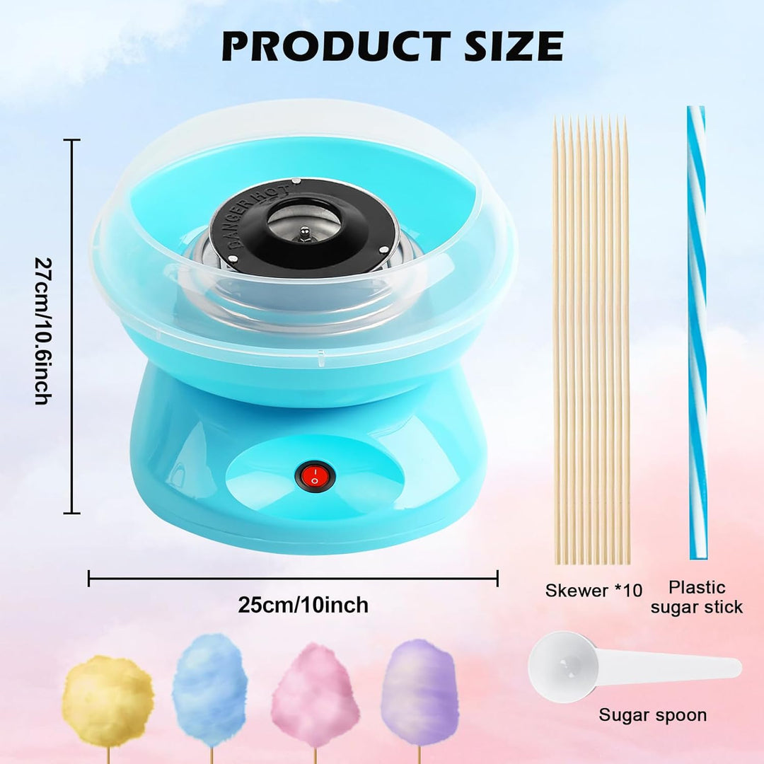 Zuckerwattemaschine, Zuckerwatte Maschine, Retro Cotton Candy Machine 450W mit Stäbchen, für Zuhause