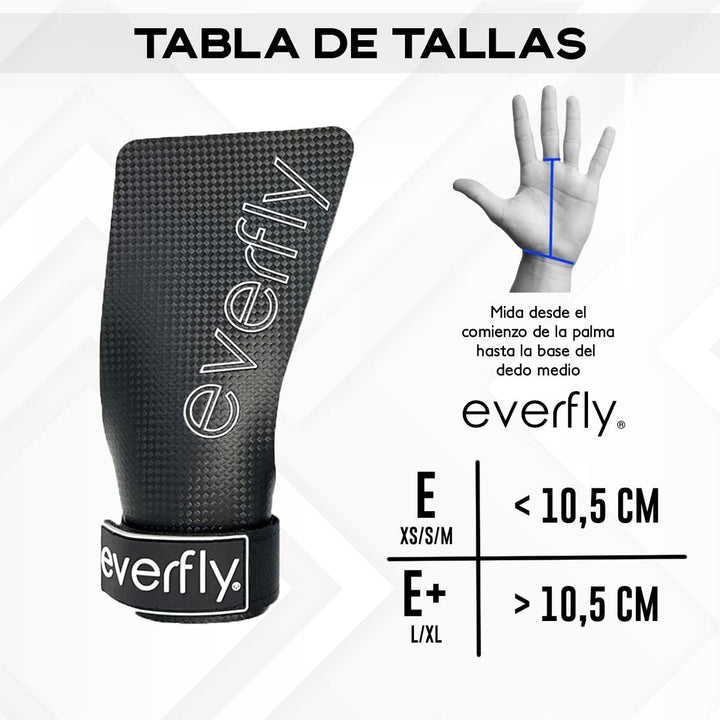 Everfly Fitness Handschuhe für Crossfit - Grips Herren Damen - Ohne Löcher - Carbonfaser - Trainings