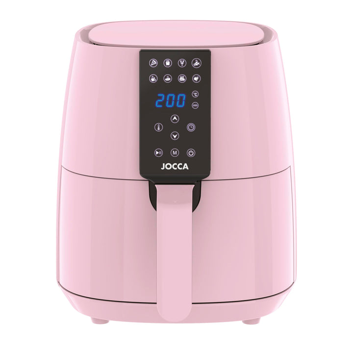 Jocca Heissluftfritteuse Sweet Line, 3,8L Fritteuse, 1450W, 8 Programme, LED Touchscreen, Timer, Ros