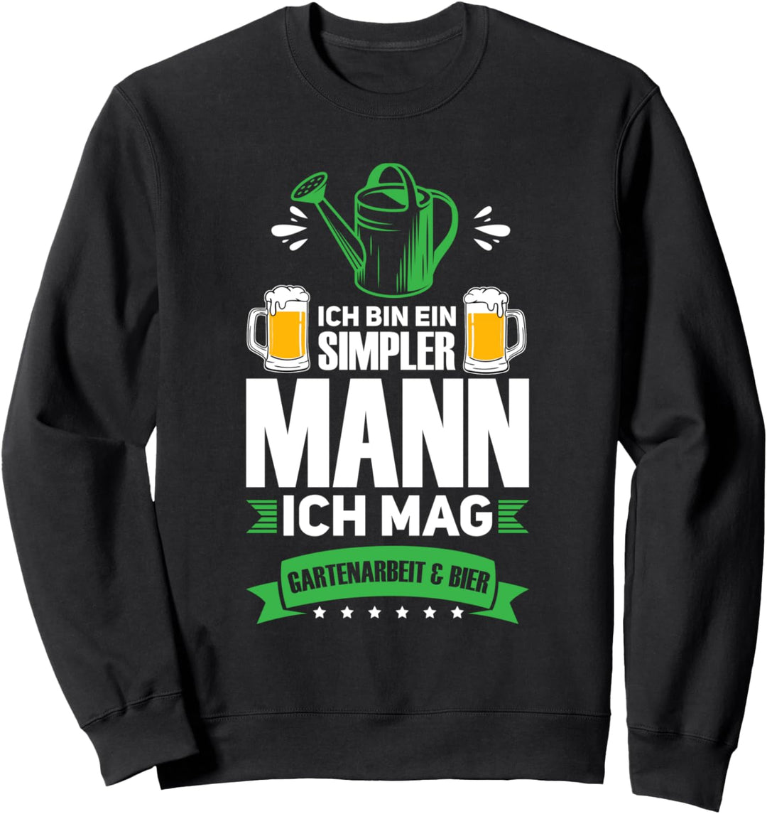 Garten Gärtner Bier Sweatshirt