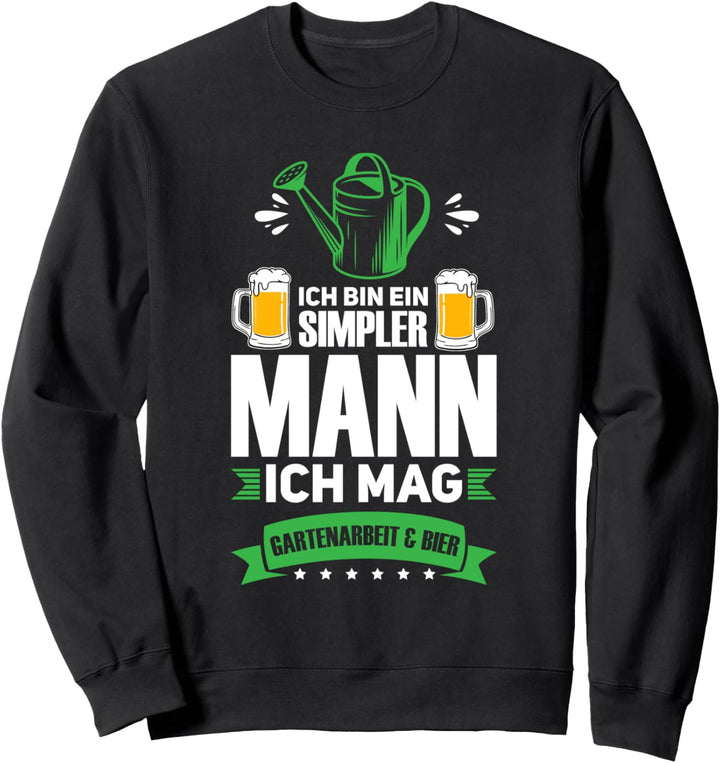 Garten Gärtner Bier Sweatshirt