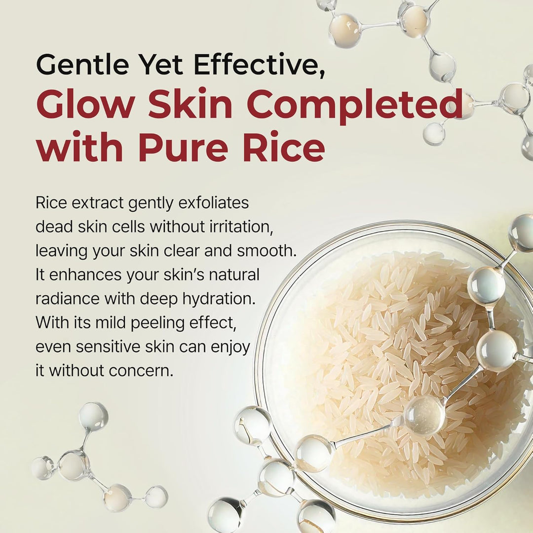 Dr.Melaxin Peel Shot Glow White Rice Peeling Ampulle Weiches Peeling Gesicht und Körper Peeling für