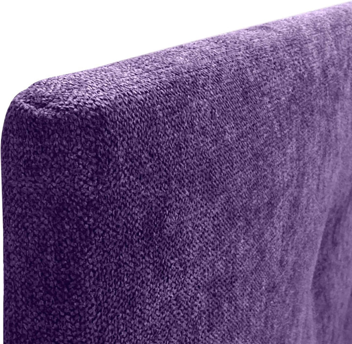 DHOME Kopfteil aus Kunstleder oder Stoff AQUALINE Glattes gepolstertes Kopfteil Luxusbett Kopfteil (