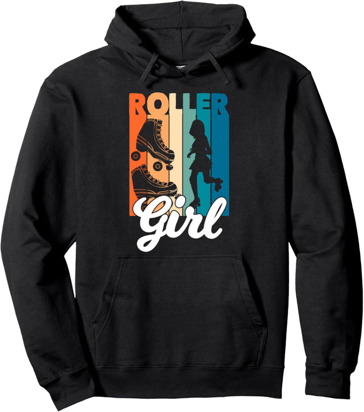 Roller Girls, Skating Motiv, Rollschuh, Roller Skates Pullover Hoodie