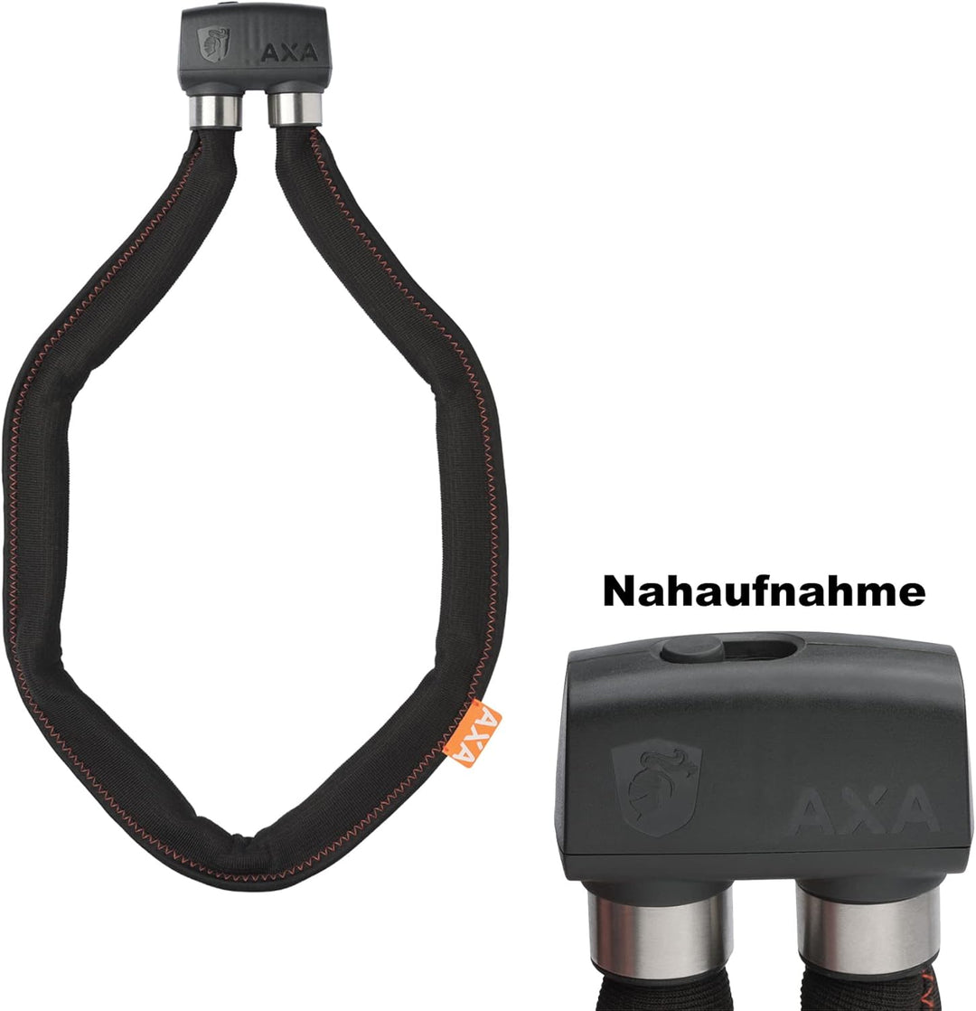 Axa Faltschloss Foldable Lock 600 Länge 95 cm Level 7 inkl. Fahrradklingel