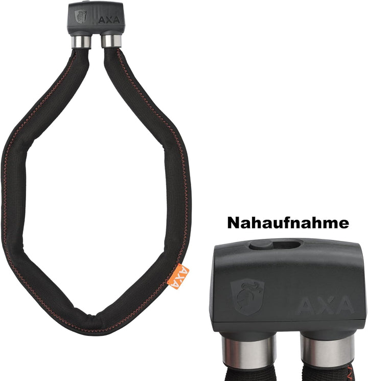 Axa Faltschloss Foldable Lock 600 Länge 95 cm Level 7 inkl. Fahrradklingel