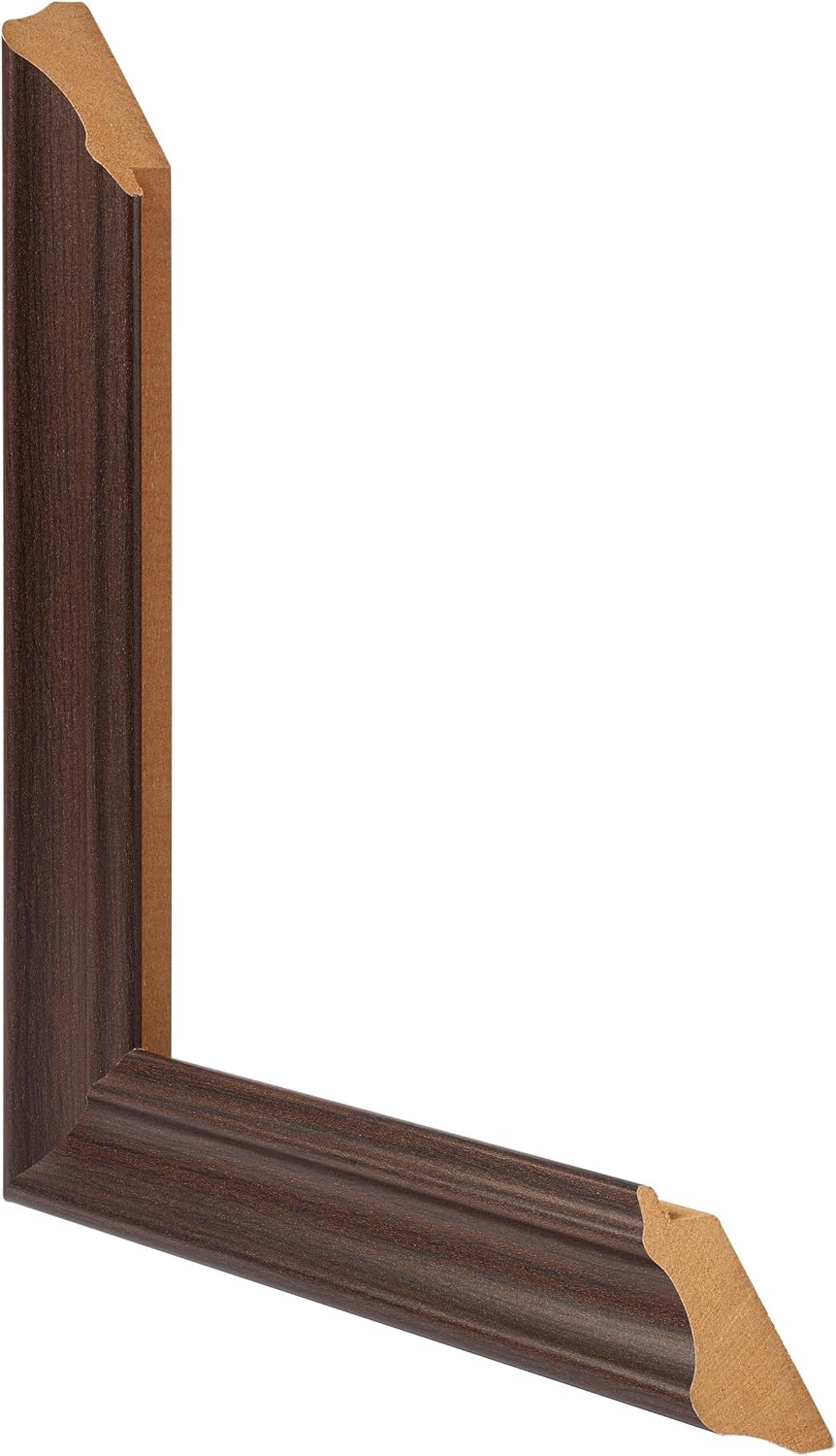 yd. Your Decoration - Bilderrahmen 75x100 cm - Eiche Dunkel - Bilderrahmen aus MDF mit Acrylglas - A