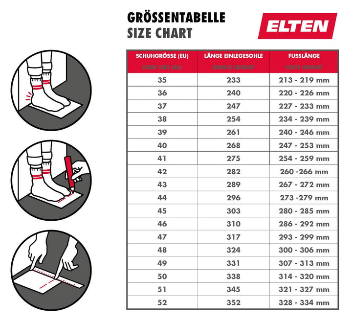 ELTEN Herren Elten Veiligheidsschoenen Esd S1, heren, sportief, licht, zwart/blauw, stalen neus Sich