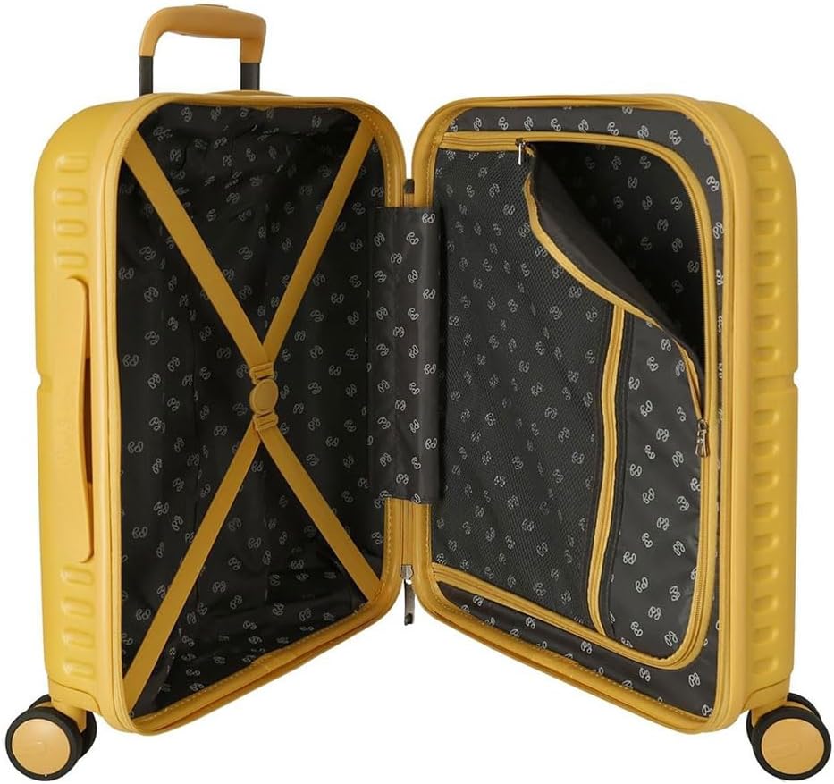 Pepe Jeans Chest Kabinentrolley Ocker, 40 x 55 x 20 cm, starr, ABS-Verschluss, integriert, 37 l, 3,2