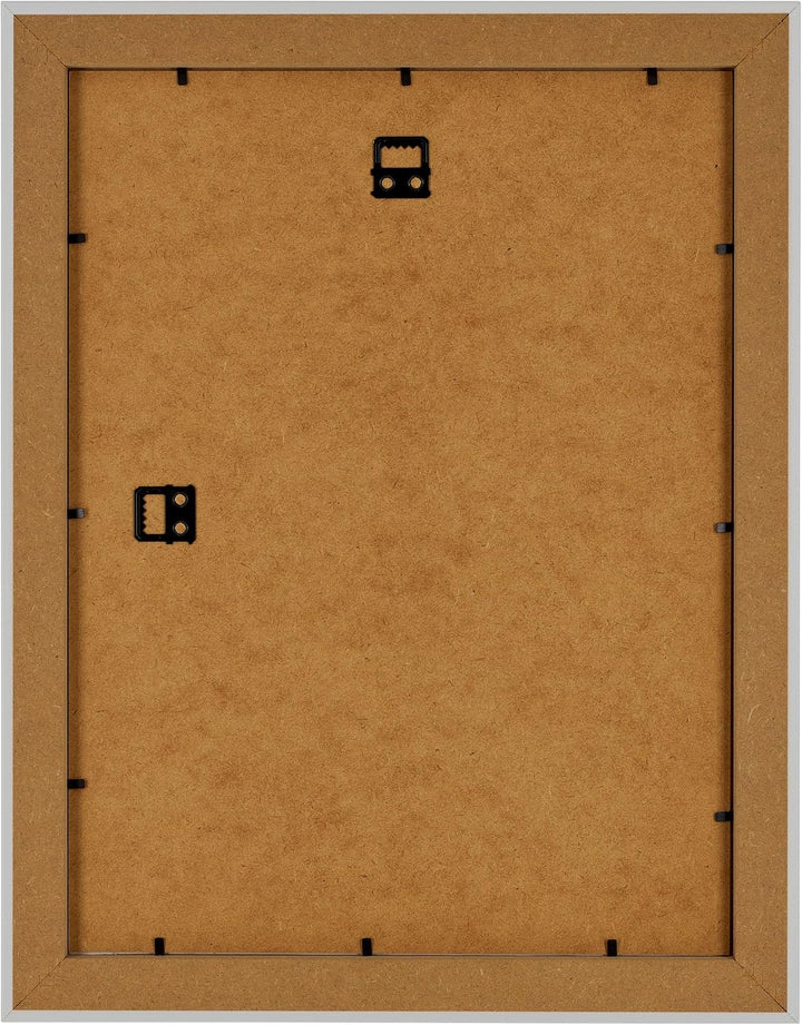 yd. Your Decoration - Bilderrahmen 24x32 cm - Weiss Gemasert - Bilderrahmen aus MDF mit Acrylglas -