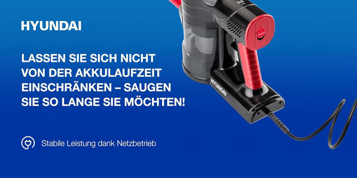 VC609 Leichter 2-in-1 Staubsauger (Stiel & Hand) | 600W I Beutellos, HEPA Filter, 600W, Ideal für sc