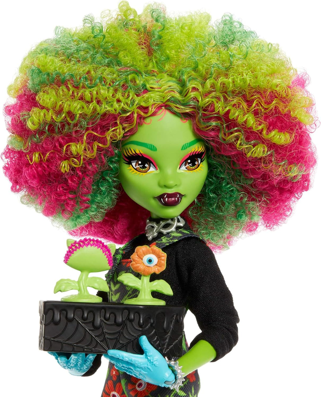 Monster High Fearbook Venus McFlytrap-Puppe und Zubehör zum Thema Unter-der-Erde-Club, einschliessli