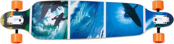 Sportbanditen Longboard Drop Shape Low Surf, 107 cm